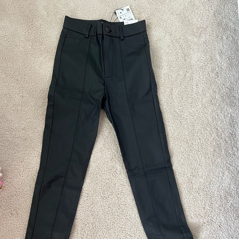 Zara leather pants